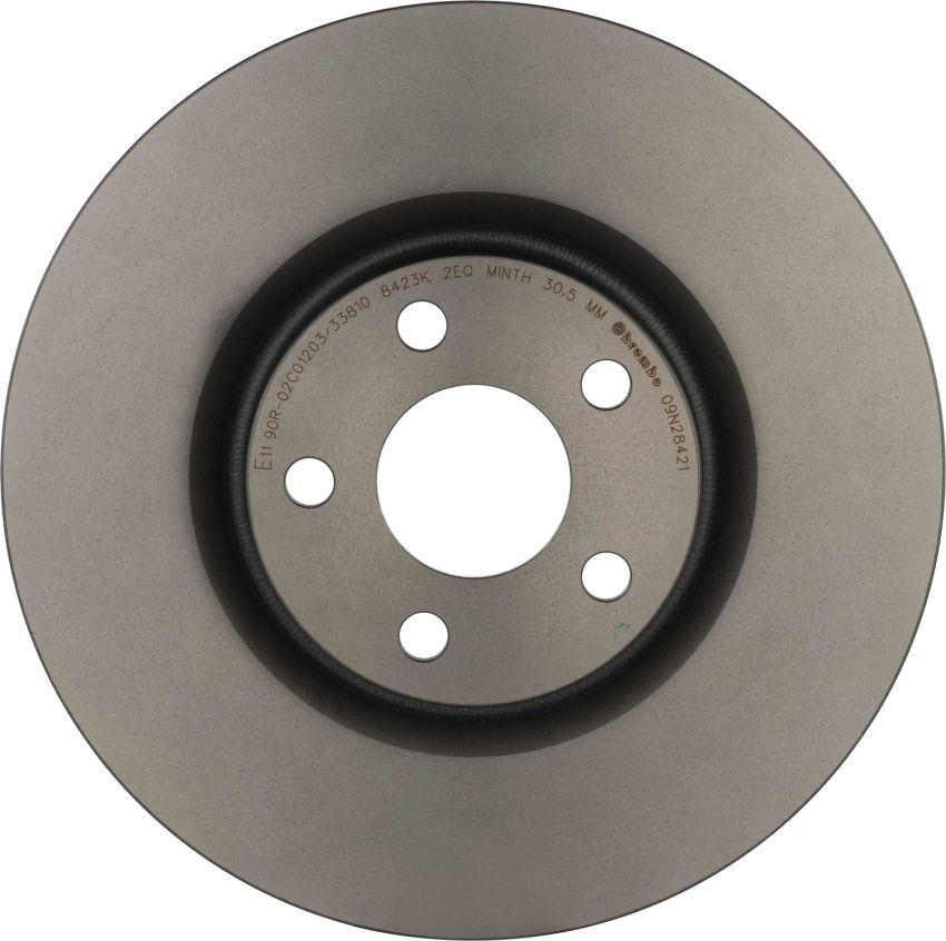 Brembo 09.N284.21 Premium Coated Vented Brake Rotor