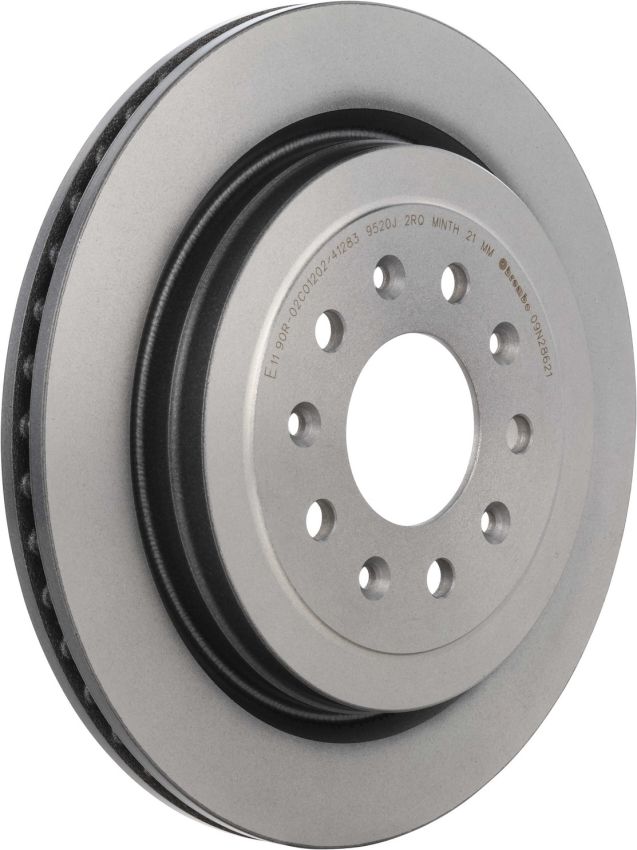 Brembo KT00645 Brembo ceramic brake pad and UV coated vented  brake disc kit