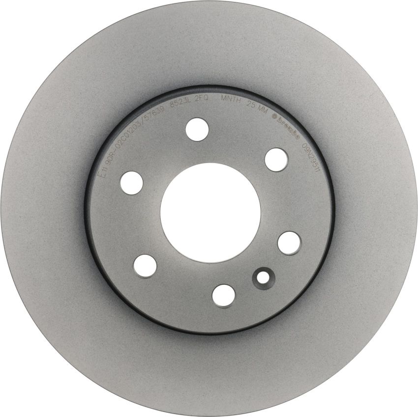 Brembo 09.N295.11 Premium Coated Vented Brake Rotor