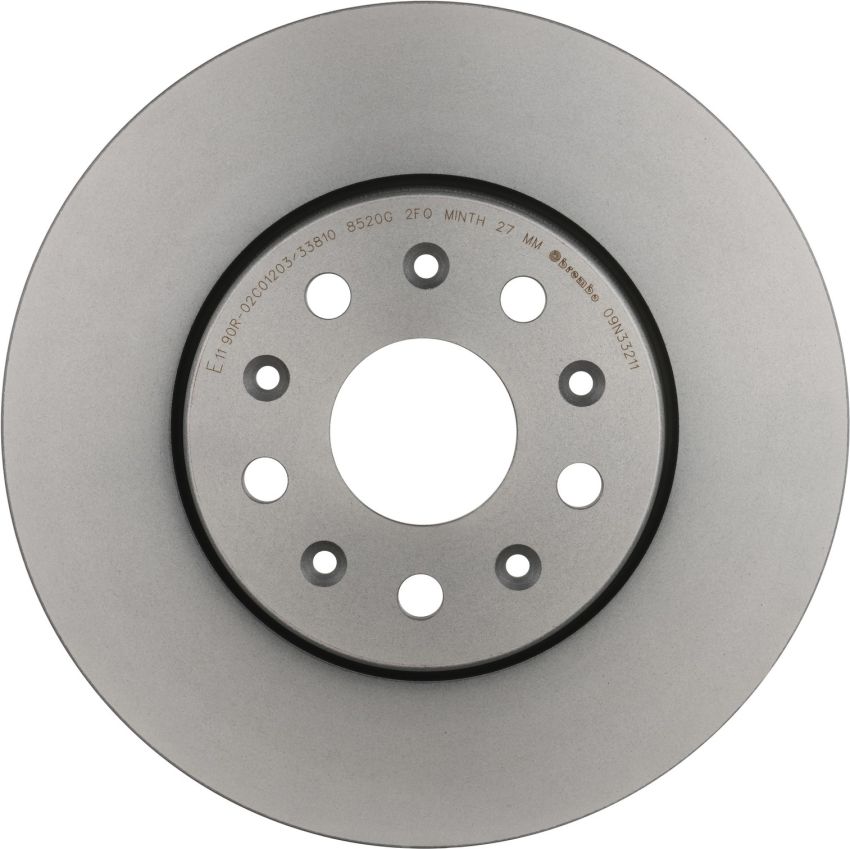 Brembo 09.N332.11 Premium Coated Vented Brake Rotor