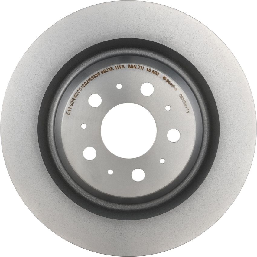 Brembo 09.N361.11 Premium Coated Vented Brake Rotor