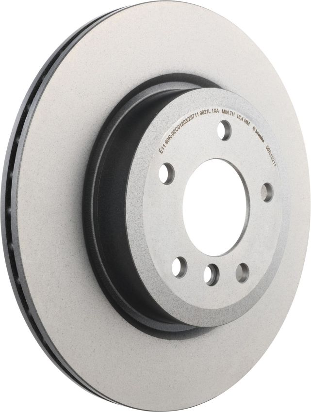 Brembo 09.R122.11 Premium Coated Vented Brake Rotor