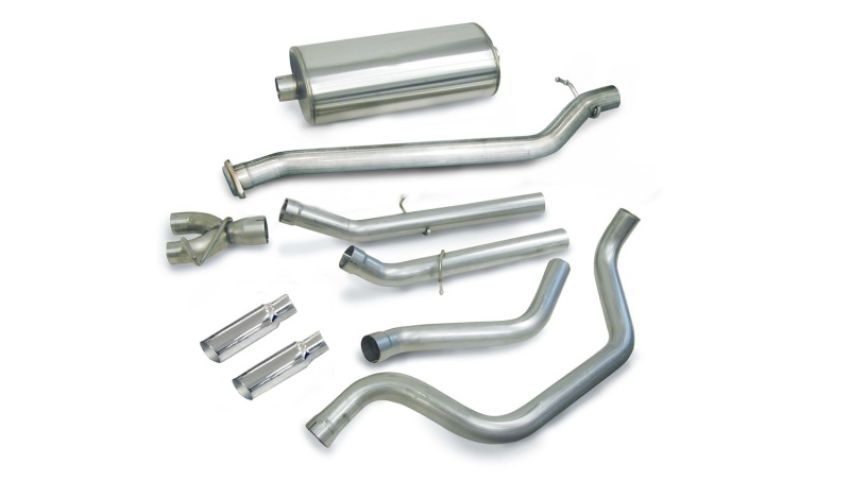 CORSA Performance 24273 Corsa 1999-2007 Chevrolet Silverado Ext. Cab/Short Bed 1500 4.8L V8 Polished Sport Cat-Back Exhaust
