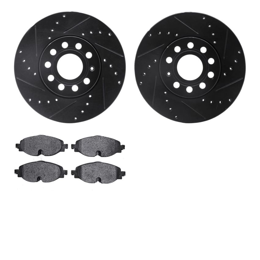 Dynamic Friction 8502-74055 Rotor Kit