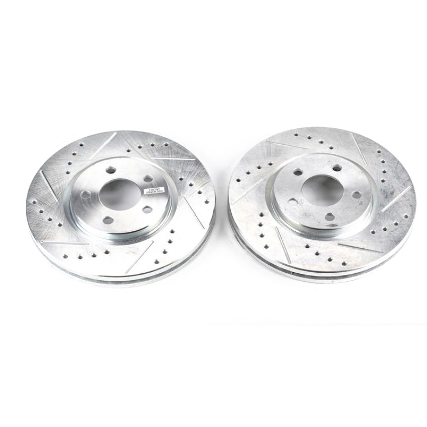 PowerStop AR8352XPR PowerStop Evolution Performance Drilled, Slotted & Plated Brake Rotor Pair