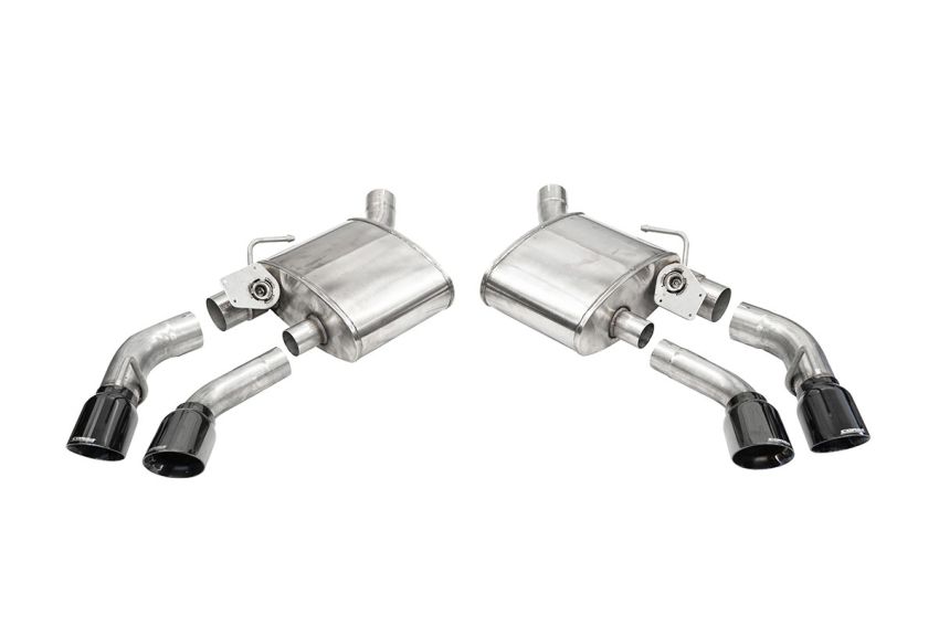 CORSA Performance 14789BLK Corsa 2016-24 Chevrolet Camaro SS/ZL1 6.2L V8 Black Xtreme Axle-Back Exhaust (w/ Factory NPP Valve)