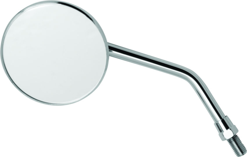 BikeMaster 600802 3in Adjustable Round Mirror 10mm - Each - Chrome