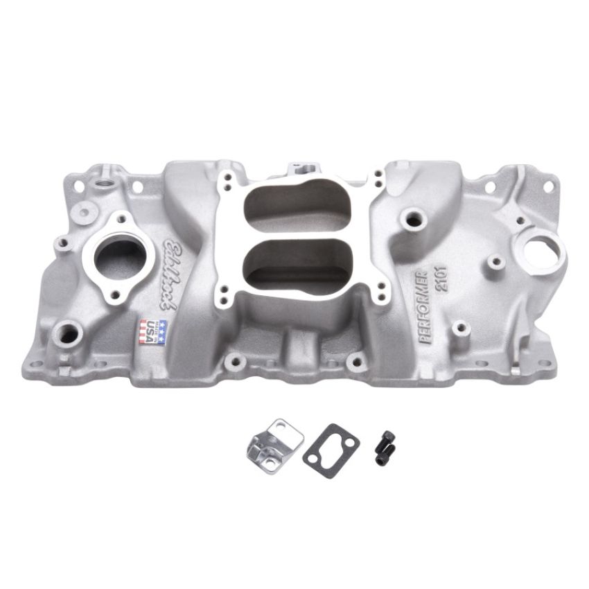 EDELBROCK EDE2101 SBC Performer Manifold - 262-400
