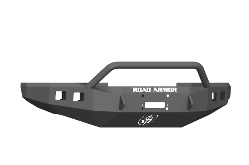 Road Armor 61744B 17-20 Ford F-250 Stealth Wide Fender Front Winch Bumper w/Pre-Runner Guard - Tex Blk