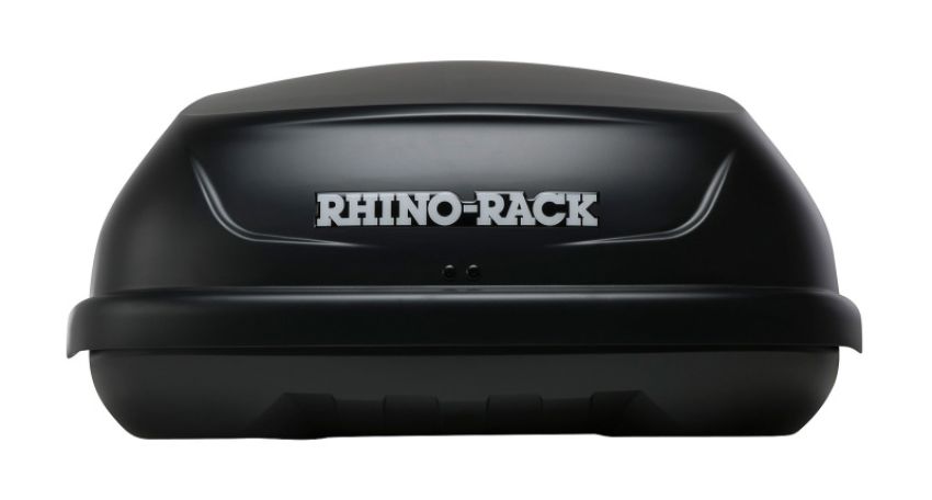 Rhino-Rack RMFT530A Masterfit 530L Cargo Roof Box w/ 3 Load Securing Straps - Black