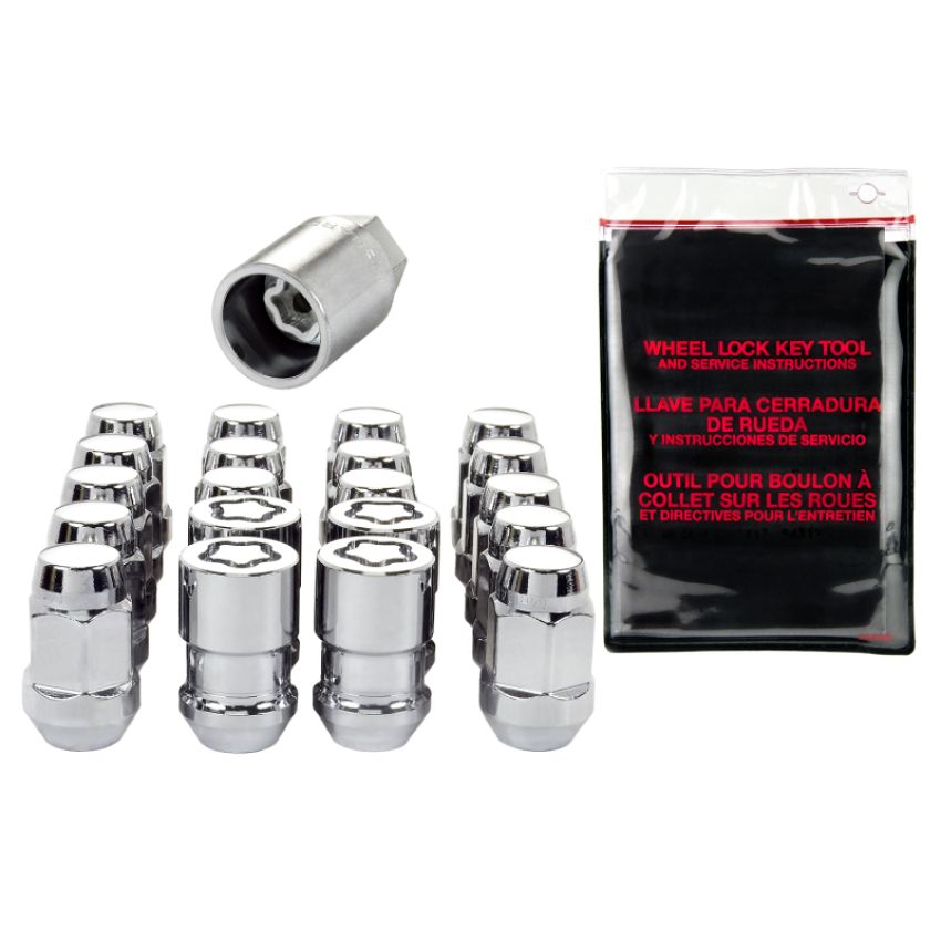 McGard (84550 1/2-20 MCG 5 LUG INSTALLATION KIT, BULGE (3/4 HEX)-OAL 1.45
