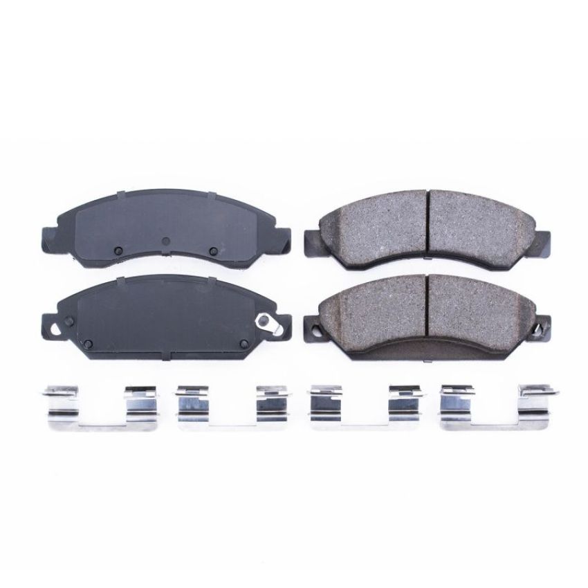 PowerStop 17-1092 PowerStop - Z17 Low-Dust Ceramic Brake Pads with Hardware