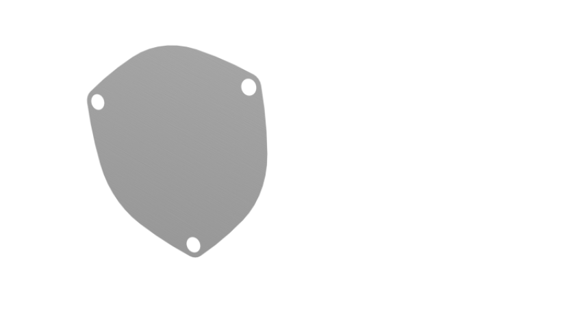 QTP 10400C 4in Bolt-On QTEC 3 Bolt Cover Plate