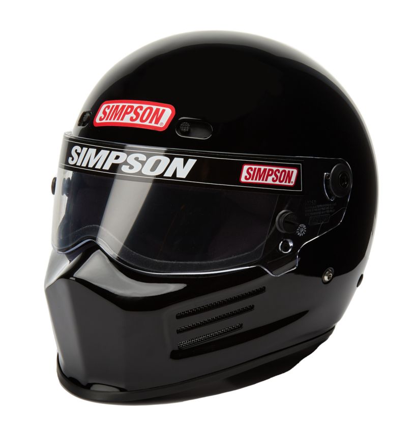 SIMPSON SAFETY SIM7210032 Helmet Super Bandit Large Black SA2020