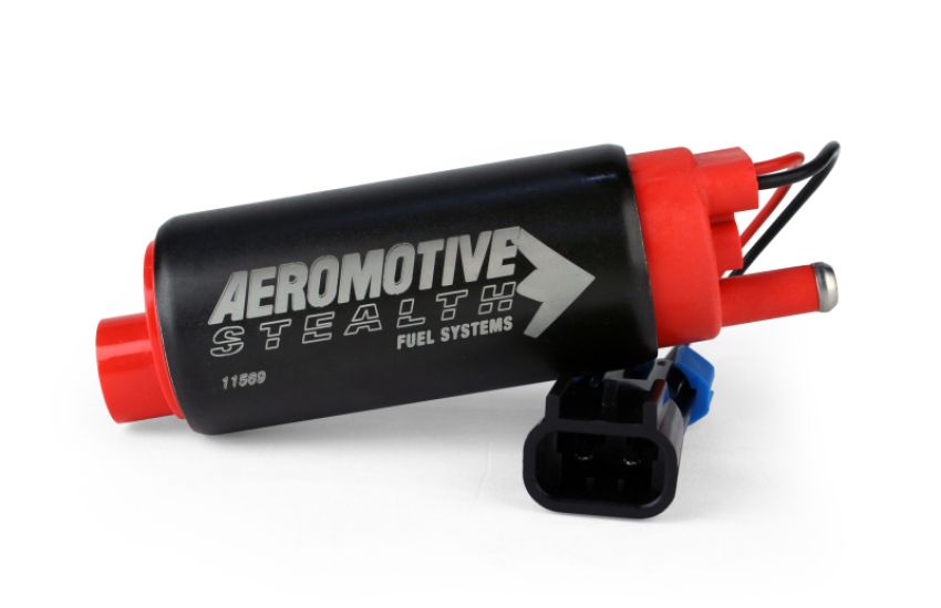 AEROMOTIVE AFS11569 340 Stealth Fuel Pump - Center In/Offset Out E85