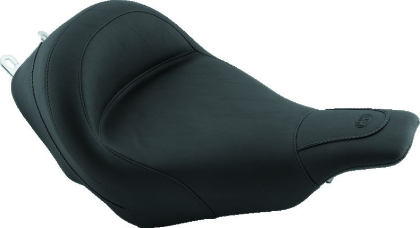 Mustang Motorcycle 75353 Mustang 97-07 Harley Electra Glide, Road Glide Harley Standard Touring Solo Seat - Black