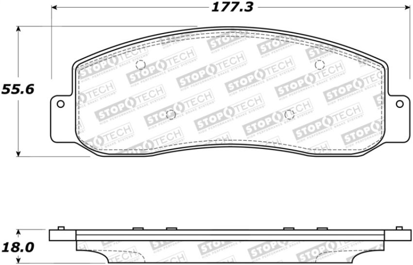 Stoptech 308.10690 Street Brake Pads