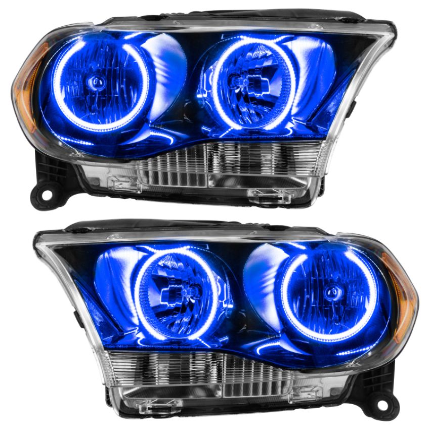 Oracle Lighting 7102-002 SMD Pre-Assembled Headlights, Halogen, Black Bezel, Blue