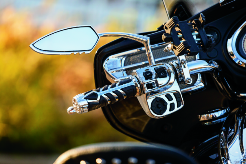 Kuryakyn 1713 Raised Mirror Adaptors Metric Models (Excluding Yamaha) Chrome