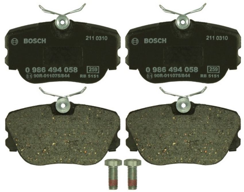 Bosch 0986494058 Bosch EuroLine Brake Pads