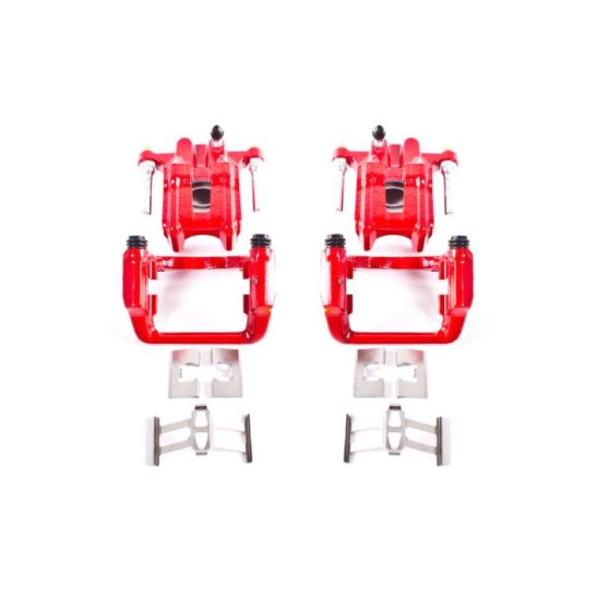 PowerStop S2588 Red Powder Coated Calipers