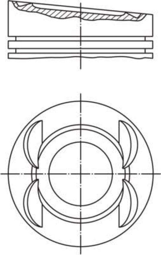 MAHLE 028 03 12 Engine Piston