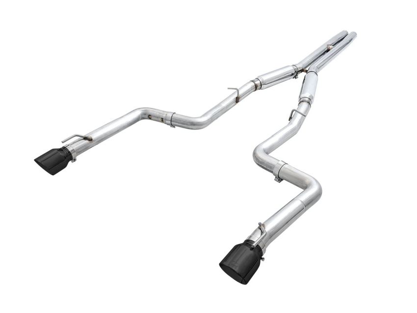 AWE Tuning 3015-33126 2015+ Dodge Charger 6.4L/6.2L Supercharged Track Edition Exhaust - Diamond Black Tips