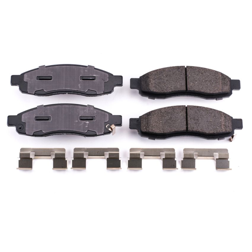 PowerStop 17-1015 PowerStop - Z17 Low-Dust Ceramic Brake Pads with Hardware