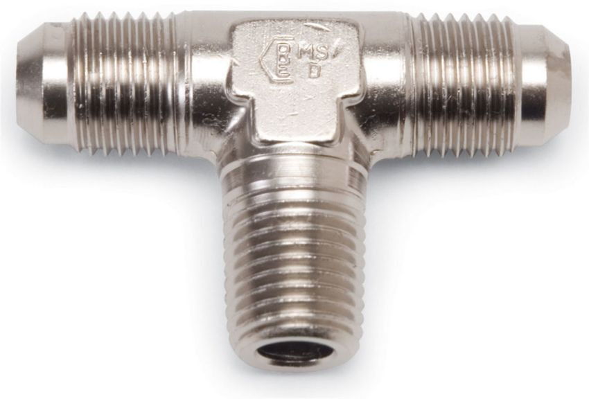 Russell 661061 Performance -3 AN to 1/8in NPT Flare to Pipe Tee Fitting
