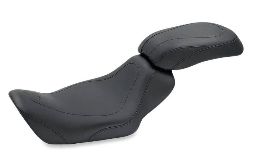 Mustang Motorcycle 76581 Mustang 06-17 Harley Dyna Tripper Pass Seat - Black