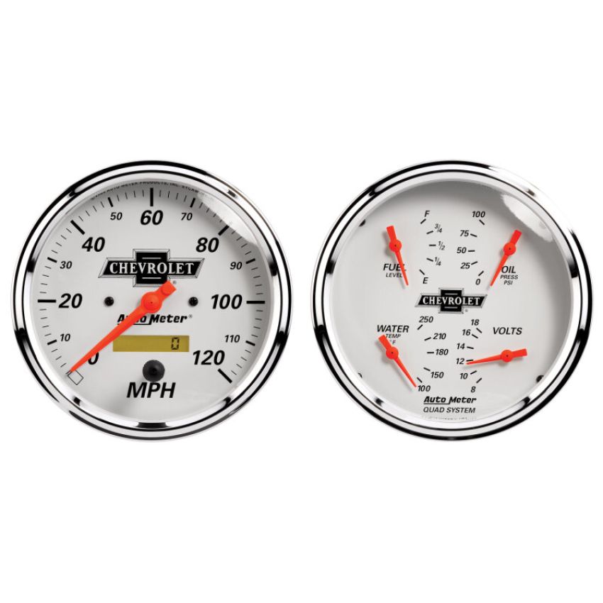 AutoMeter 1303-00408 GAUGE KIT, 2 PC., QUAD & SPEEDOMETER, 5
