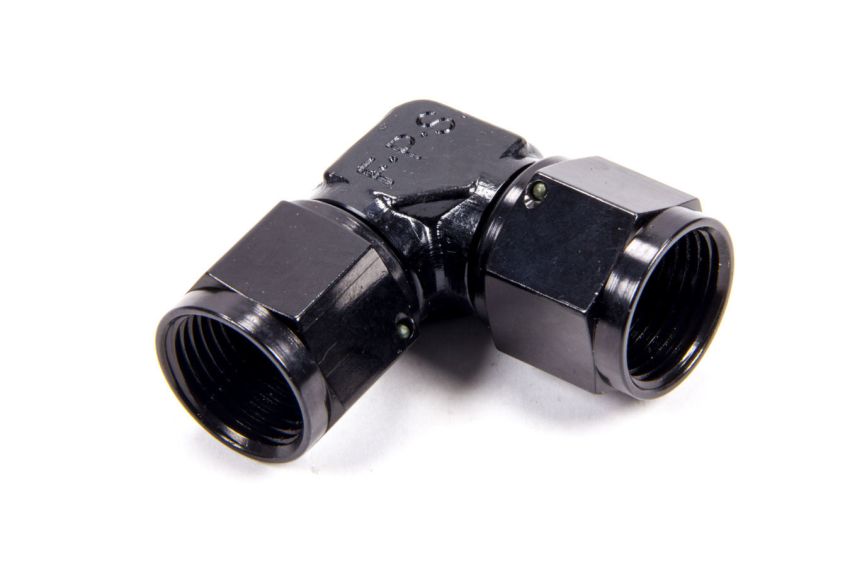 FRAGOLA FRG496310-BL #10 Female 90 Degree Coupler Fitting Black