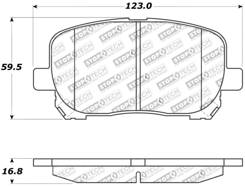Stoptech 309.09230 Performance Brake Pads