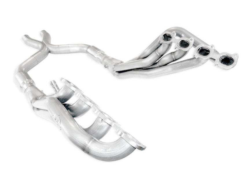 Stainless Works GT5HCAT 2007-10 Shelby GT500 Headers 1-7/8in Primaries High-Flow Cats 3in X-Pipe
