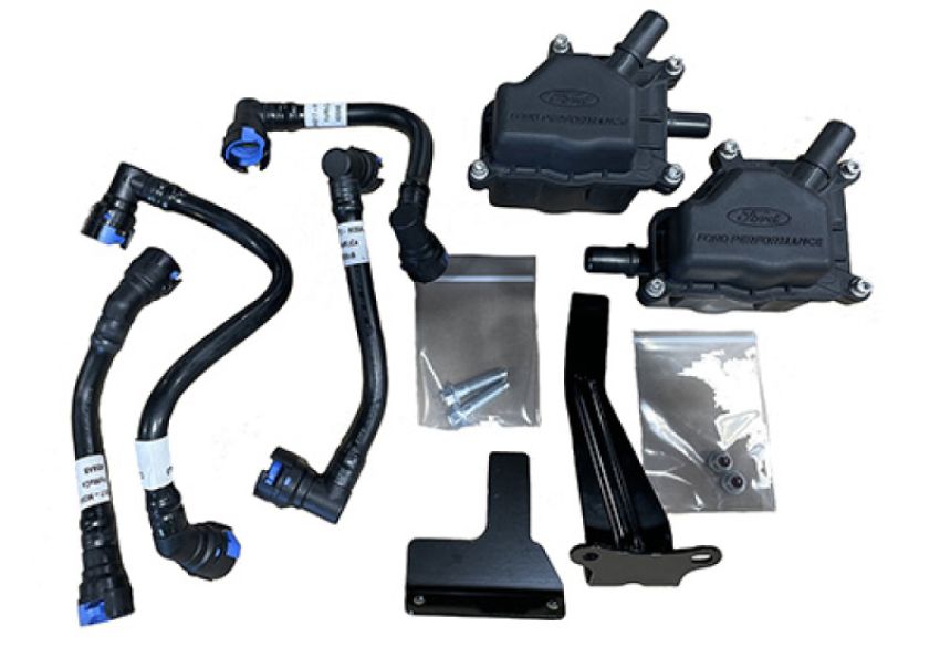 Ford Racing M-6766-35TA 2021-2023 F-150 3.5L EcoBoost Air/Oil Separator Kit