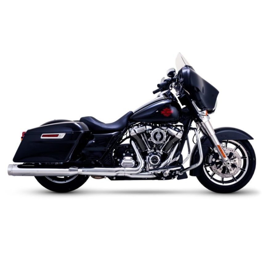 Vance and Hines 16673 Vance & Hines HD Touring 95-16 Torquer 450 Chrome Slip-On Exhaust