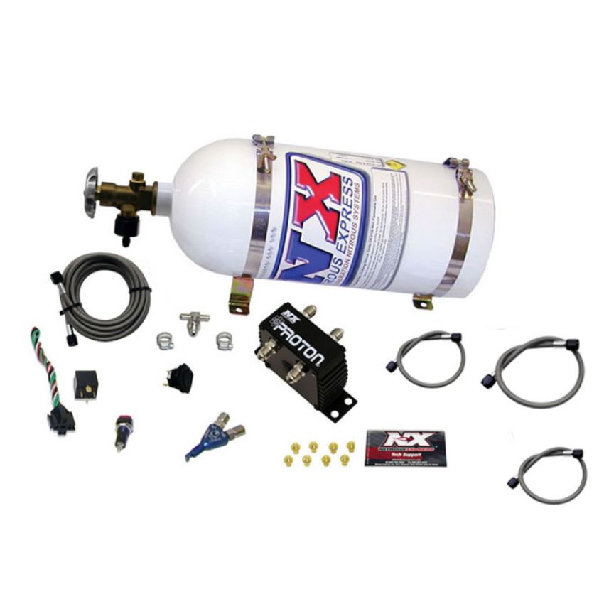 Nitrous Express 20420-10 PROTON SERIES NITROUS SYSTEM W/ 10LB BOTTLE