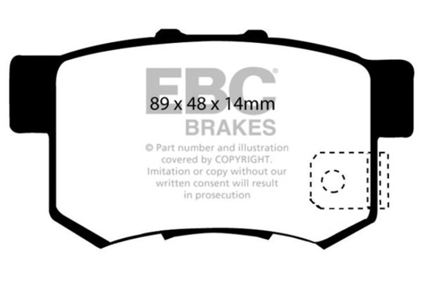 EBC Brakes DP31193C Redstuff Ceramic Low Dust Brake Pads