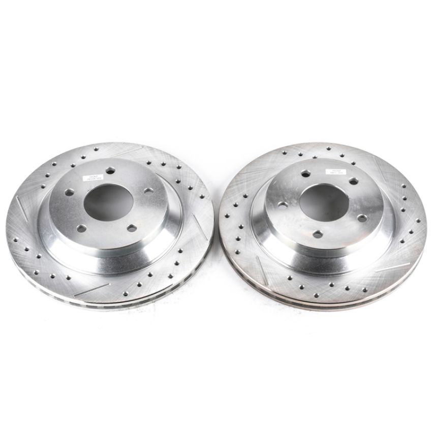 PowerStop AR8240XPR PowerStop Evolution Performance Drilled, Slotted & Plated Brake Rotor Pair