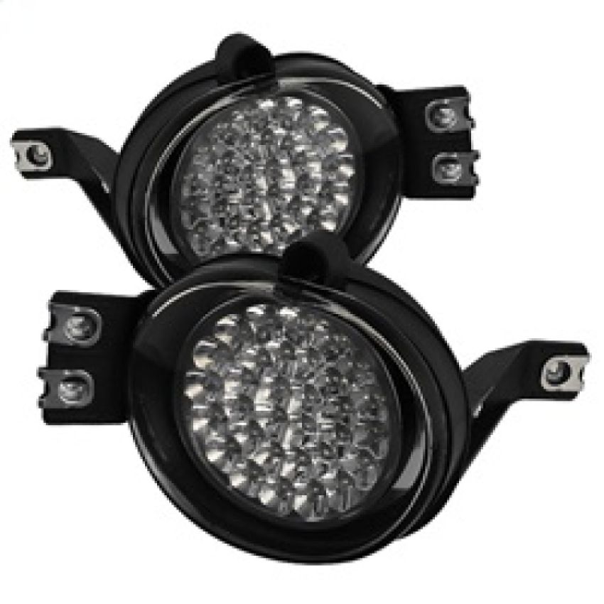 SPYDER 5015600 LED Fog Lights w/Switch - Clear