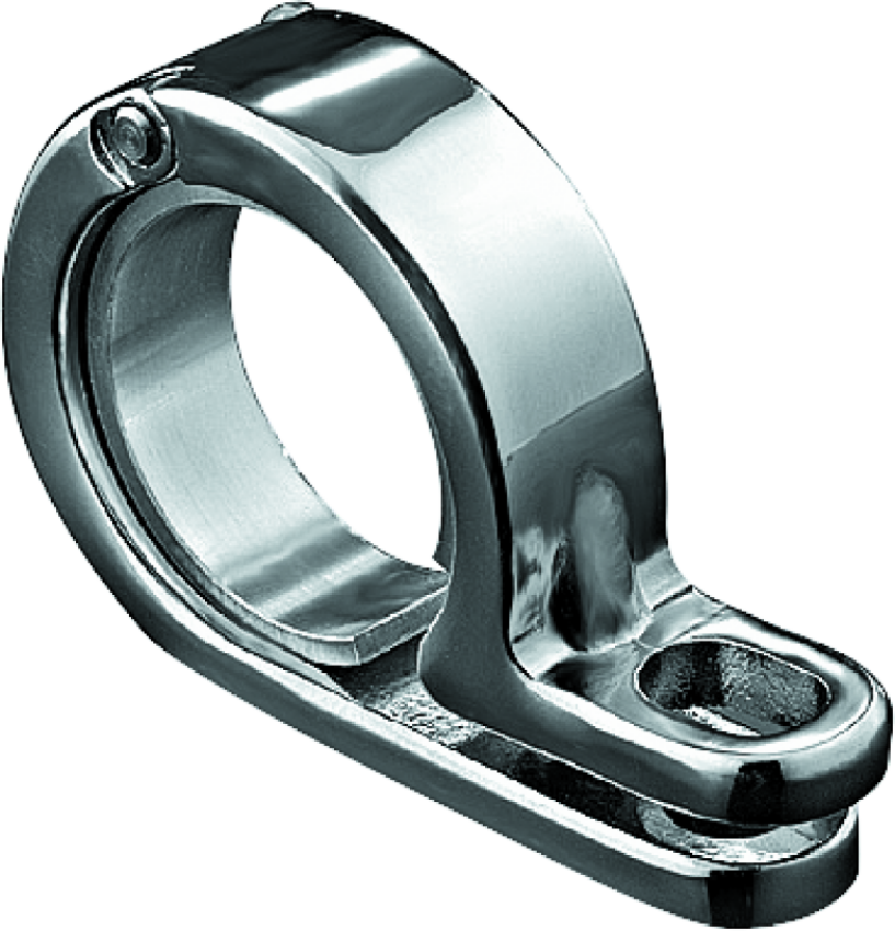 Kuryakyn 4017 P-Clamp 1-1/2in - 1-5/8in P-Clamp Chrome