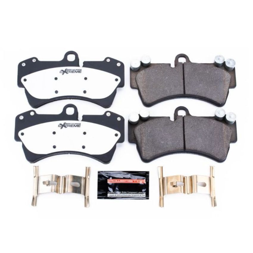 PowerStop Z26-977 PowerStop - Z26 Performance Carbon-Fiber Ceramic Brake Pads with Hardware Kit