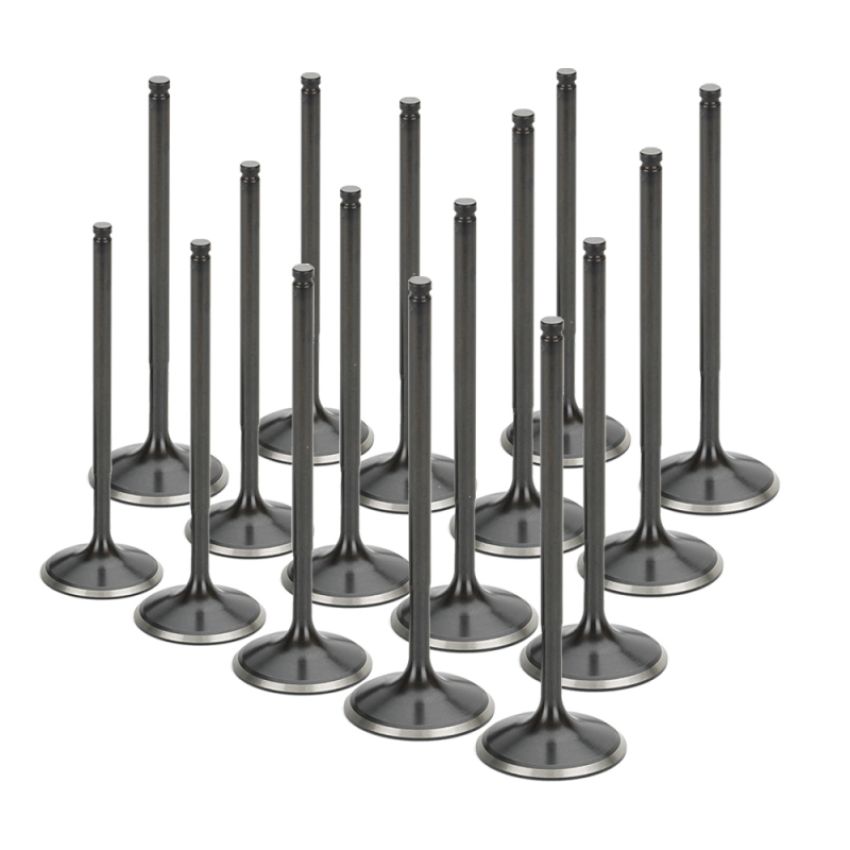 Supertech NIVN-1028-16 Nissan VK56DE Black Nitrided Intake Valve - +1mm Oversize - Set of 16