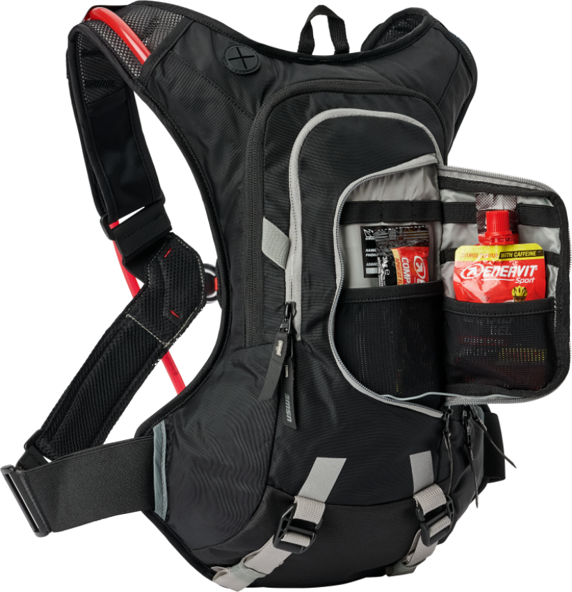 USWE 208059001 Moto Hydro XTR Dirt Biking Hydration Pack 8L - Black