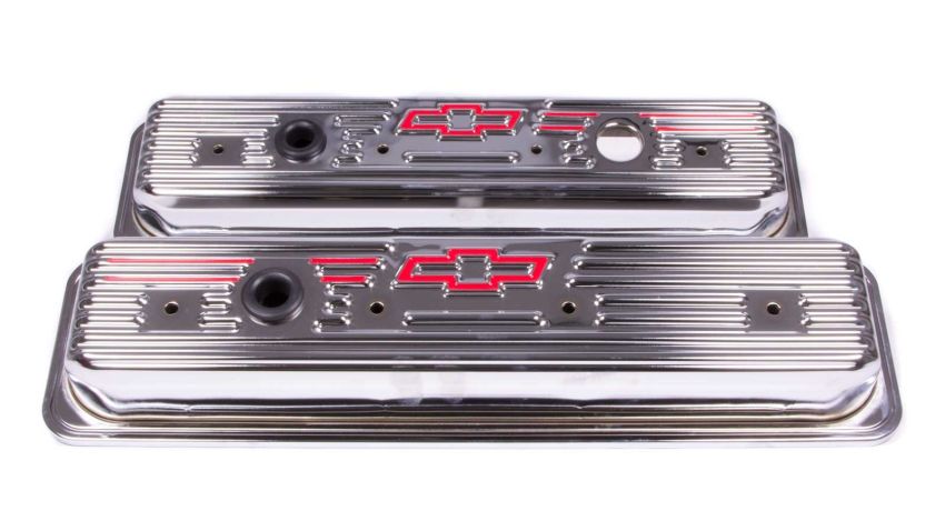 PROFORM PFM141-107 SBC Chrome Center Bolt V/C's - Short w/Baffle