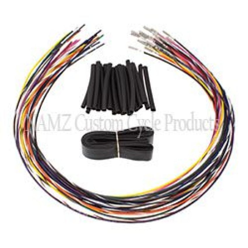 NAMZ NHCX-UDB 96-06 Baggers Handlebar Switch Wire Extensions 24in. (Cut & Solder / Fits Up to 20in. Apes)