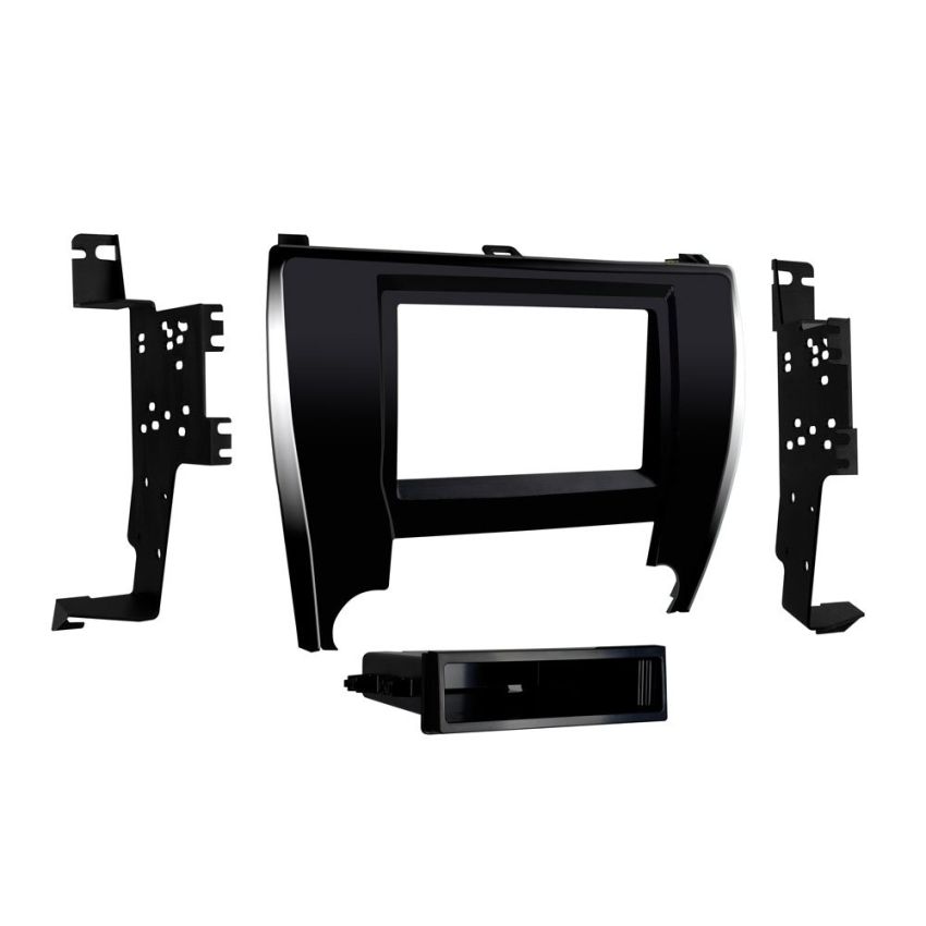 Metra 99-8249 SINGLE OR DOUBLE DIN RADIO DASH KIT FITS 2015-2017 TOYOTA CAMRY