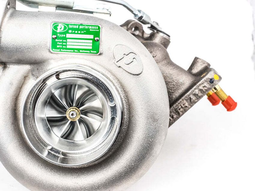Forced Performance 2005104 Mitsubishi Evo 9 Green FP54 Turbocharger Ball Bearing MHI Turbine Hsg w/18PSI WG