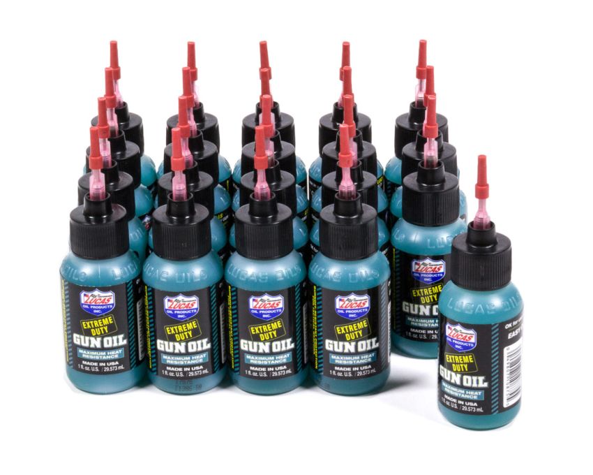 LUCAS OIL LUC10875-20 Extreme Duty Gun Oil Case 20 x 1 Ounce