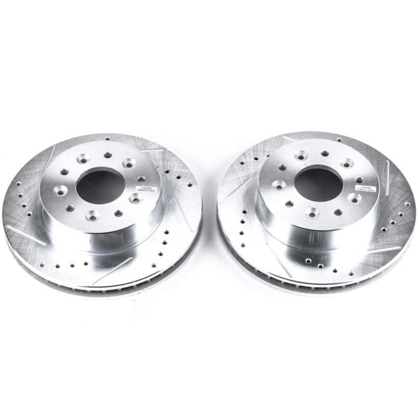 PowerStop AR8210XPR PowerStop Evolution Performance Drilled, Slotted & Plated Brake Rotor Pair